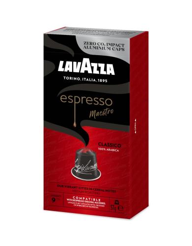 Capsules compatibles Nespresso ALUMINIUM ZERO EMISSION Espresso CLASSICO LAVAZZAx10